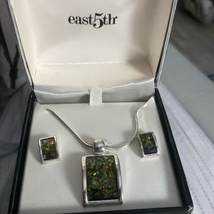East 5th necklace and earrings